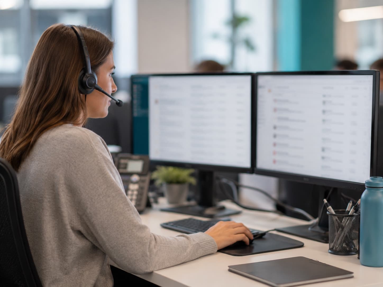 A busy customer support inbox showing repeated shipment questions